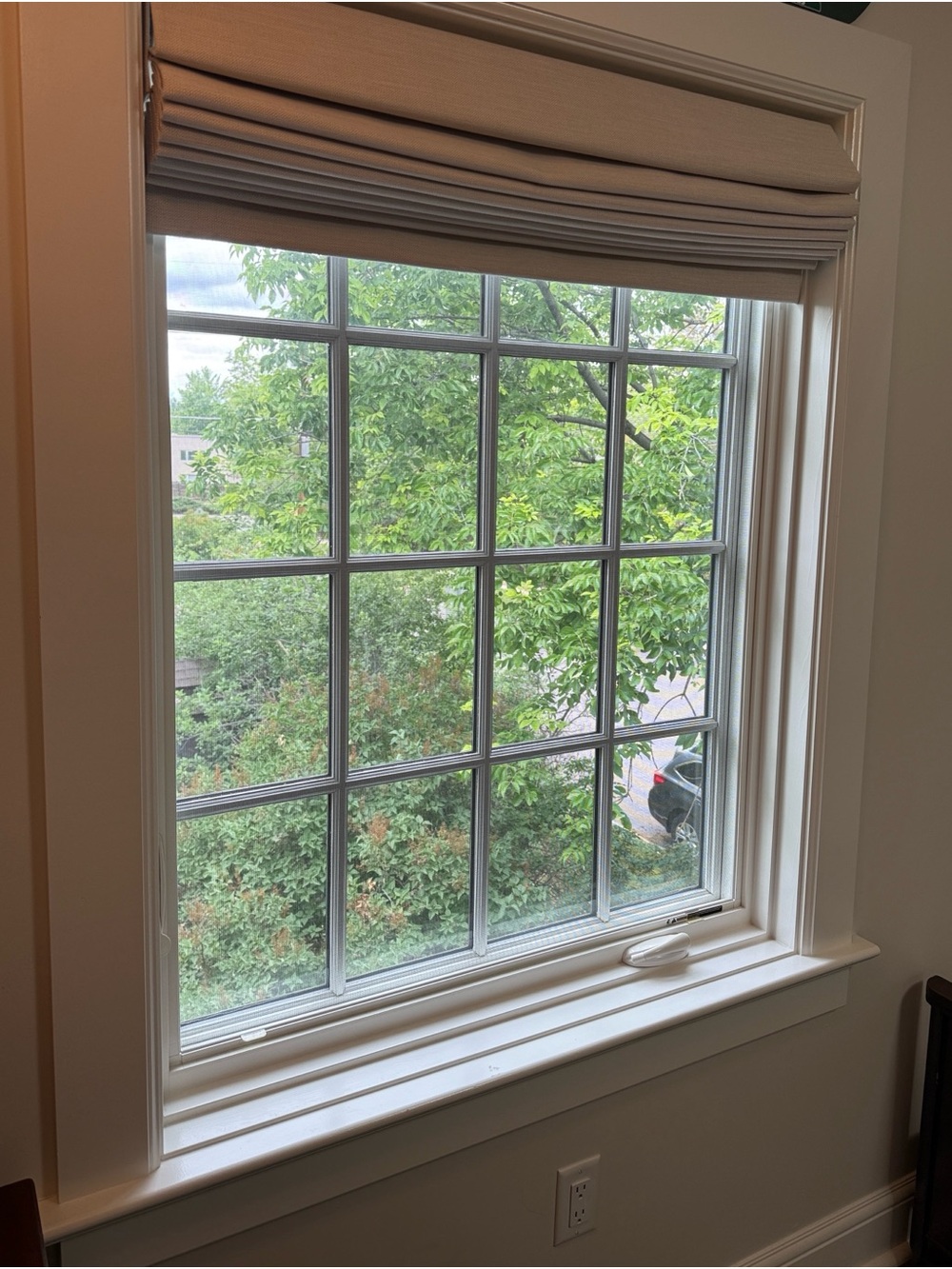 The Shade Store Roman Shades, new never used. $100 each
One white Roman shade - Picture 6 of 12